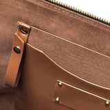 "Serene" - Psalm 46:10 Leather Tote Bag
