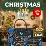Anchor Leather Handbag Christmas