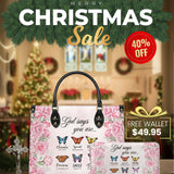 Flutter Leather Handbag Christmas