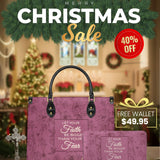 Flourish Leather Handbag Christmas