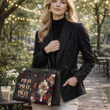 "Pray" Leather Handbag Valentine