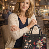 "Pray" Leather Handbag Valentine
