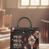 "Pray" Leather Handbag Valentine