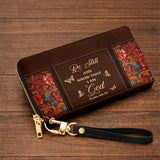 Still in His Grace - Leather Wallet