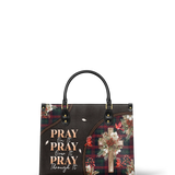 "Pray" Leather Handbag