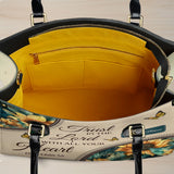 Sunflower Faith - Leather Handbag