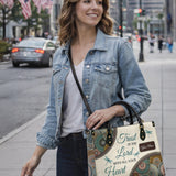 Trust In The Lord - Leather Handbag