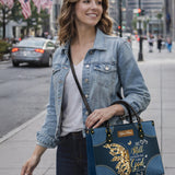 Be Still Butterfly - Leather Handbag