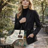Trust In The Lord - Leather Handbag