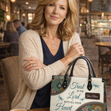 Trust In The Lord - Leather Handbag