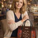 Still in His Grace - Leather Handbag