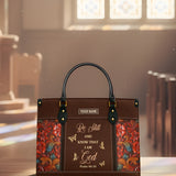 Still in His Grace - Leather Handbag