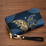 Be Still Butterfly - Leather Wallet